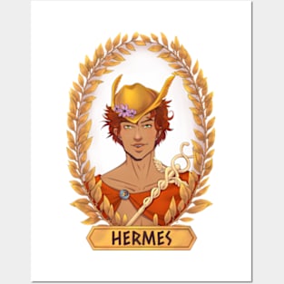 Hermes Olympian God Greek Mythology Posters and Art